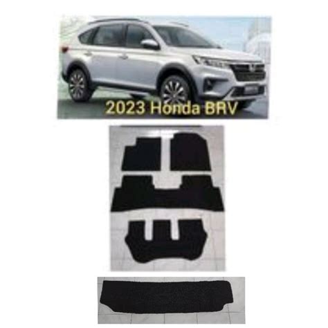 2023 Honda Br V Nomad Rubber Car Mat With Piping Brv 2023 Nomad Custom