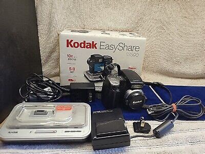 Kodak EasyShare DX7590 5 0MP Digital Camera Black CIB EBay