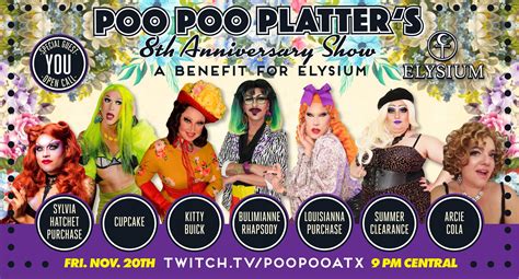 Poo Poo Platter's 8th Anniversary: An Elysium Benefit - Qmmunity ...