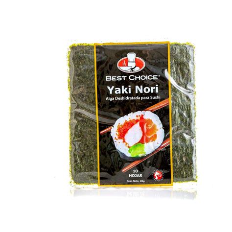 Yaki Nori Alga Deshidratada X Gr Best Choice Vita Integral