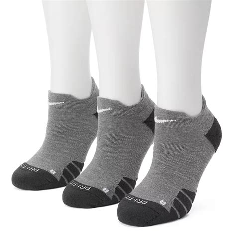 Womens Nike 3 Pk Dri Fit Low Cut Socks