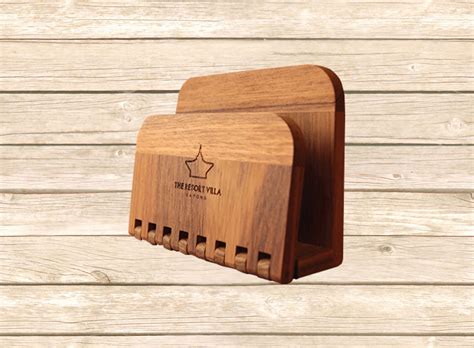 Wooden Brochure Stand Product Kode SO 18 Trays Platters Wood Trays