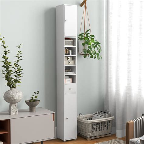 Tangkula Tall Slim Bathroom Storage Cabinet 71 Freestanding Bathroom Tangkula