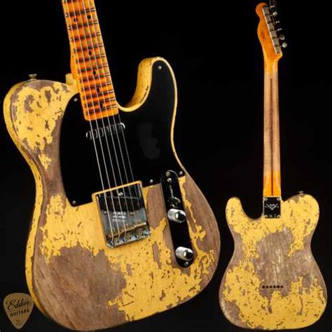 Fender Custom Shop 52 Telecaster Super Heavy Relic Ag Guitars Electric Solid Body Eddies