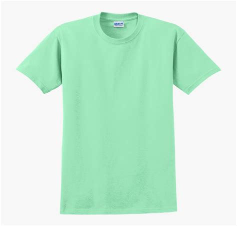 Transparent Tshirt Outline Png Mint Green T Shirt Design Png