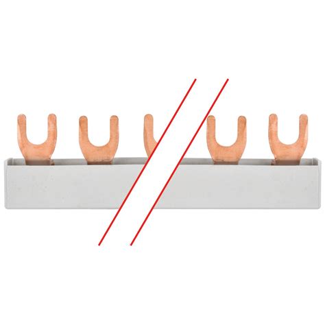 Gabel Phasenschiene Mm Polig T Form F R Ls Schalter Pollmann