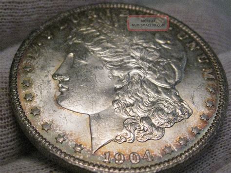 Better Date 1904 O Us Morgan Dollar Grades Auunc Toned Orleans 30