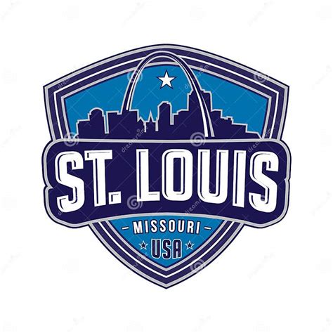 St Louis Logo Vector And Illustration Stock Vector Illustration Of