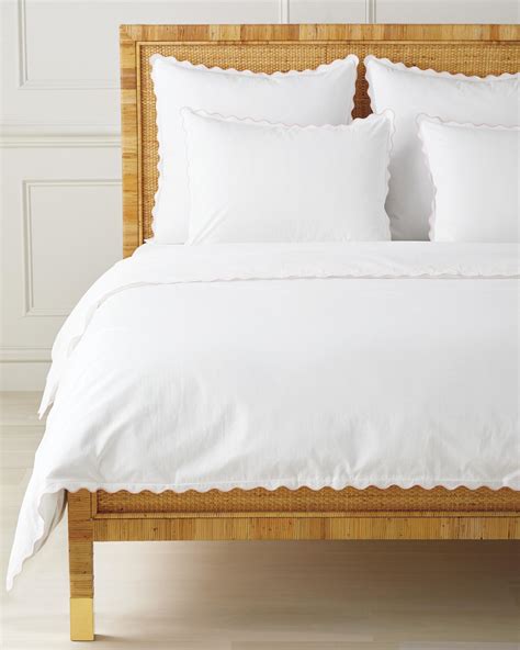 Wave Percale Duvet Cover | Serena and Lily