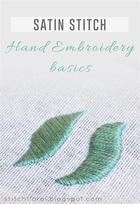 Mastering Satin Stitch Tips And Techniques For Hand Embroidery