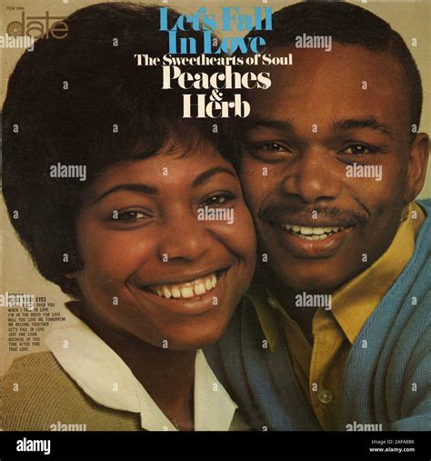 Let's Fall in Love - Peaches and Herb - Vintage vinyl album cover Stock ...