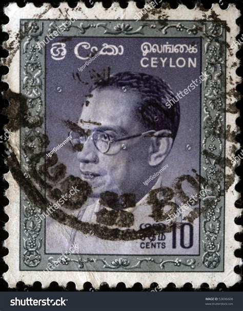 Ceylon Circa Stamp Printed Ceylon Stock Photo Shutterstock