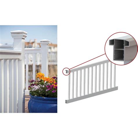 Rdi Finyl Line 36 In H X 8 Ft L Vinyl Railing Do It Best