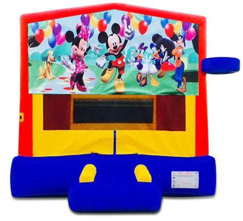 Mickey Mouse Bounce House Rental Hop A Lot Moonwalks