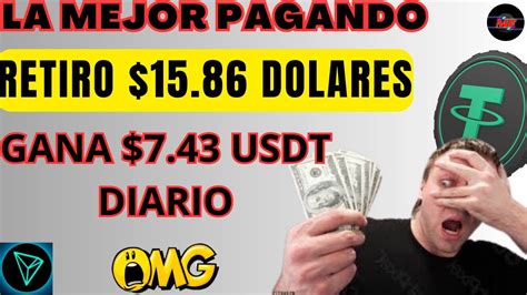 PAGINA PAGANDO 15 86 DOLARES RETIRADOS GANA 7 43 USDT DIARIO COMO