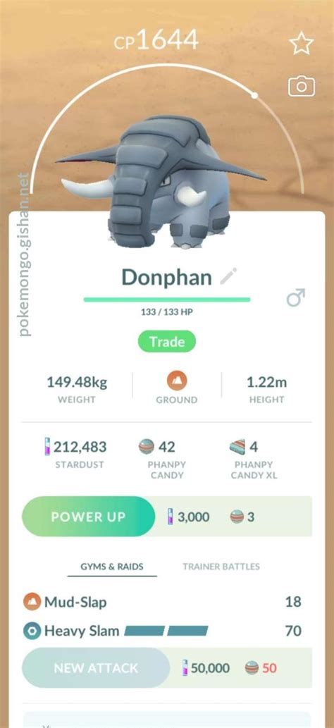 Donphan - Pokemon Go