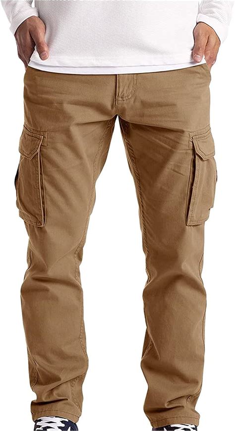 Cordhose Herren Casual Lose Jogginghose Reißverschluss Taschen Hose