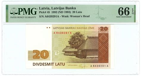 20 Latu Latvia Numista