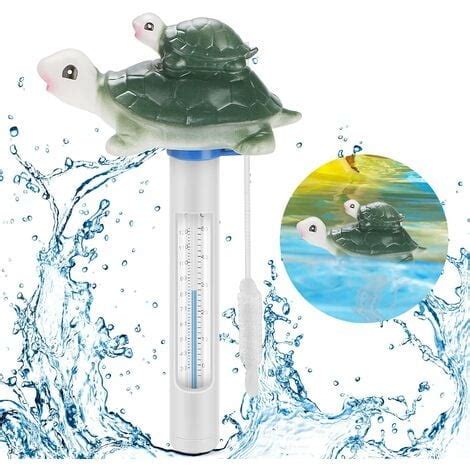 Floating swimming pool thermometer, swimming pool thermometer with rope ...