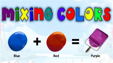 Mixing And Matching Colors Secondary Colors Learning Basic Colors Video