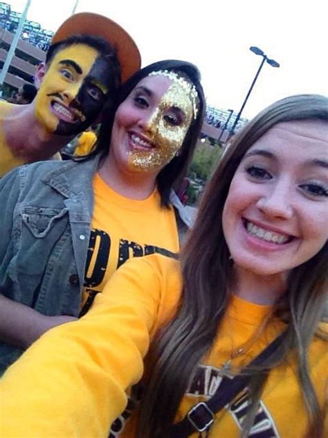 Face painting ASU Style! | Face, Face painting, Carnival face paint