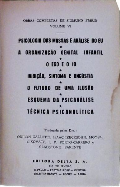 Psicologia Das Massas E Análise Do Eu A Organização Genital Infantil