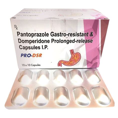 Pantoprazole Gastro Resistant Domperidone Prolonged Release Capsules At