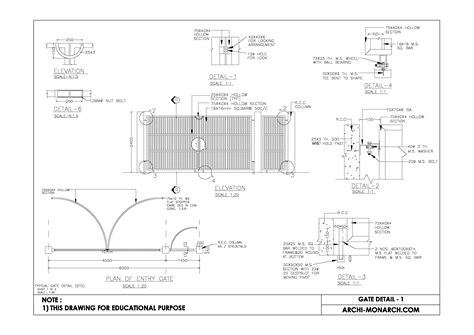 Gate Detail One Archi Monarch