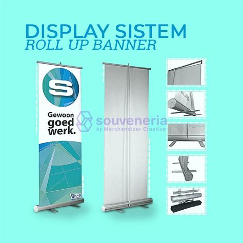 Paket Roll Up Banner 80x200cm Outdoor Souveneria