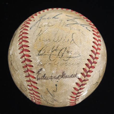 1951 St. Louis Browns Team Signed Baseball with Eddie Gaedel and Bill Veeck