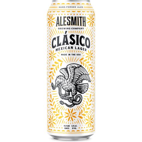 AleSmith Brewing Co Clasico Mexican Lager 19 2 OZ CAN Light Lager