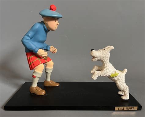 Leblon Delienne Tintin Figurine Tintin Et Milou L Ile Noire