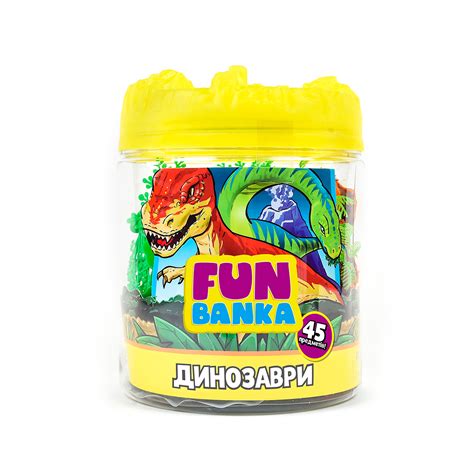 Set Cu Mini Figurine Dinozauri Fun Banka El