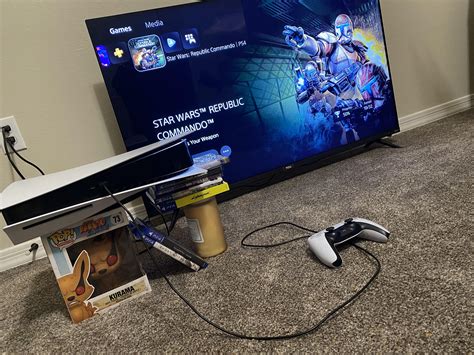 Rate my setup before my tv stand arrives. : r/playstation