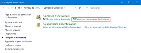 Windows Supprimer Un Compte Utilisateur M Thodes Le Crabe Info