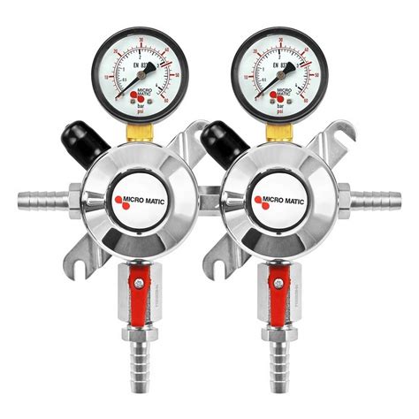 Micro Matic Premium Plus Series 2 Way Secondary Co2 Regulator 60