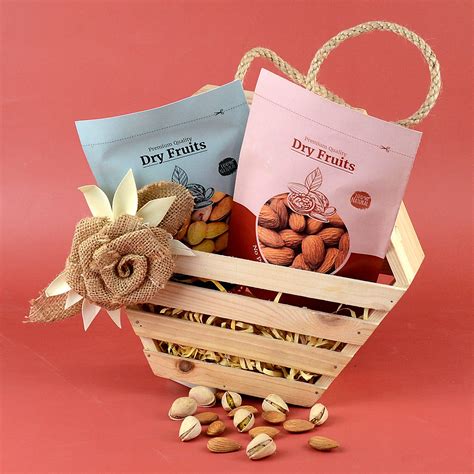 Rakhi Dry Fruits Basket Dryfruit Hampers