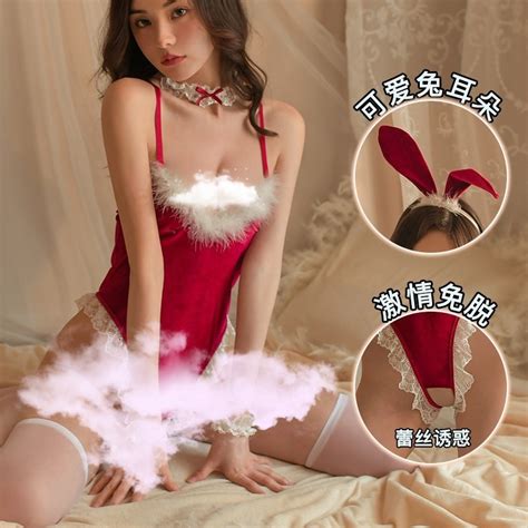 New Years Clothes Christmas Erotic Lingerie Sexy Bunny Ears Cosplay