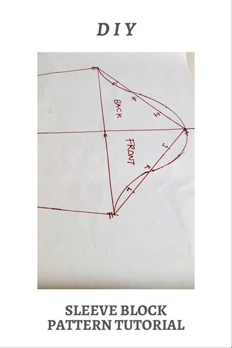 DIY Sleeve Block Pattern Tutorial Pattern Drafting Tutorials Pattern