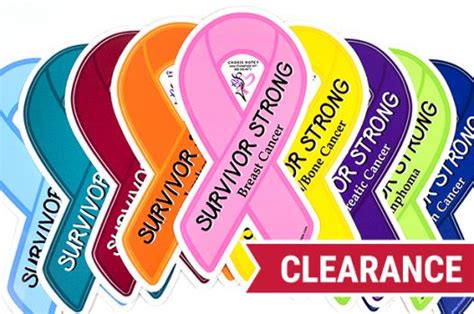 Survivor Strong Decal Medium Closeout Choose Hope