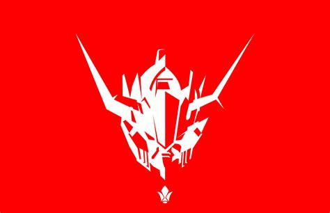 Red Gundam Wallpaper 4K