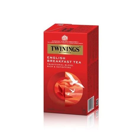 Trà Túi Lọc English Breakfast Twinings 25 Túi Hộp Nam An Market