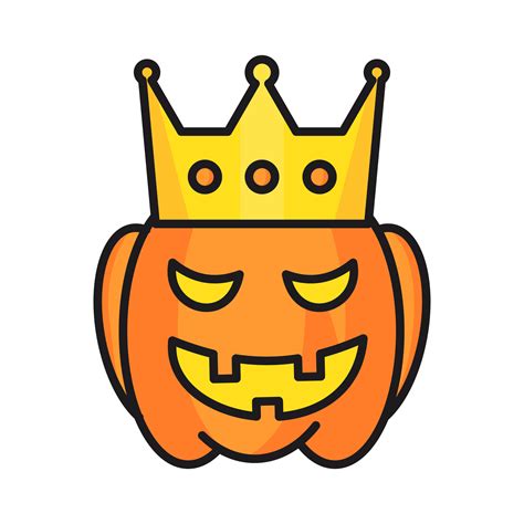 pumpkin king character icon,halloween party,isolated white background. 28530916 Vector Art at ...