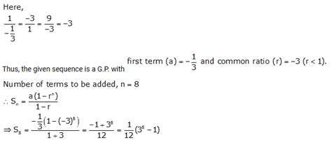 Selina Concise Mathematics Class 10 Icse Solutions Geometric Progression A Plus Topper