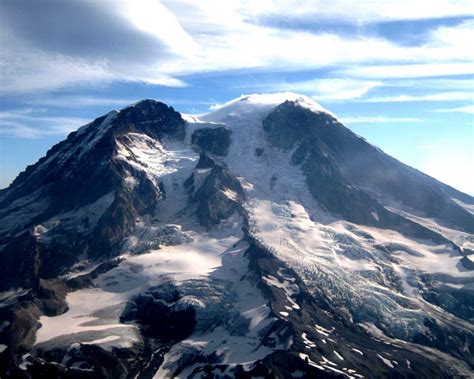 mount rainier peak  stock photo public domain pictures