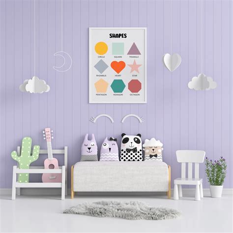 Kids Wall Art, Children's Wall Art, Nursery Set of 6 Prints ...