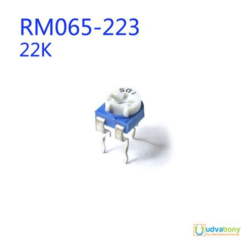 Rm Rm Vr K Ohm Potentiometer K Trimpot Trimpot K