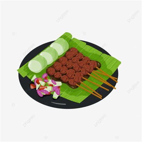 Sate Ayam Png Transparent Sate Ayam Kartun Sate Ayam Chicken Food