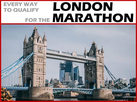 15 Ways To Qualify For The London Marathon