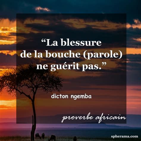 Proverbes africains dictons adages sagesse pensées paroles et